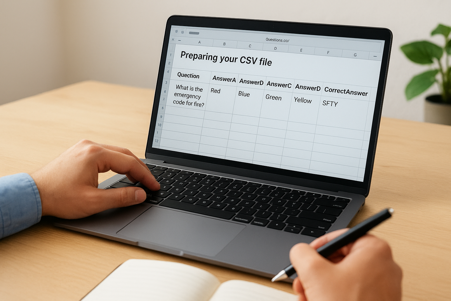 Preparing your CSV file