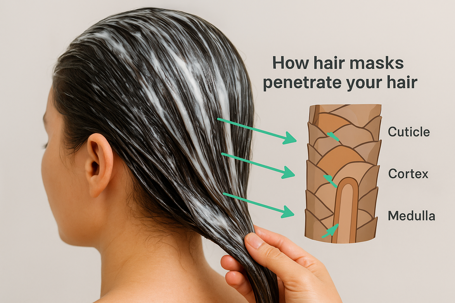 How hair masks penetrate your hair