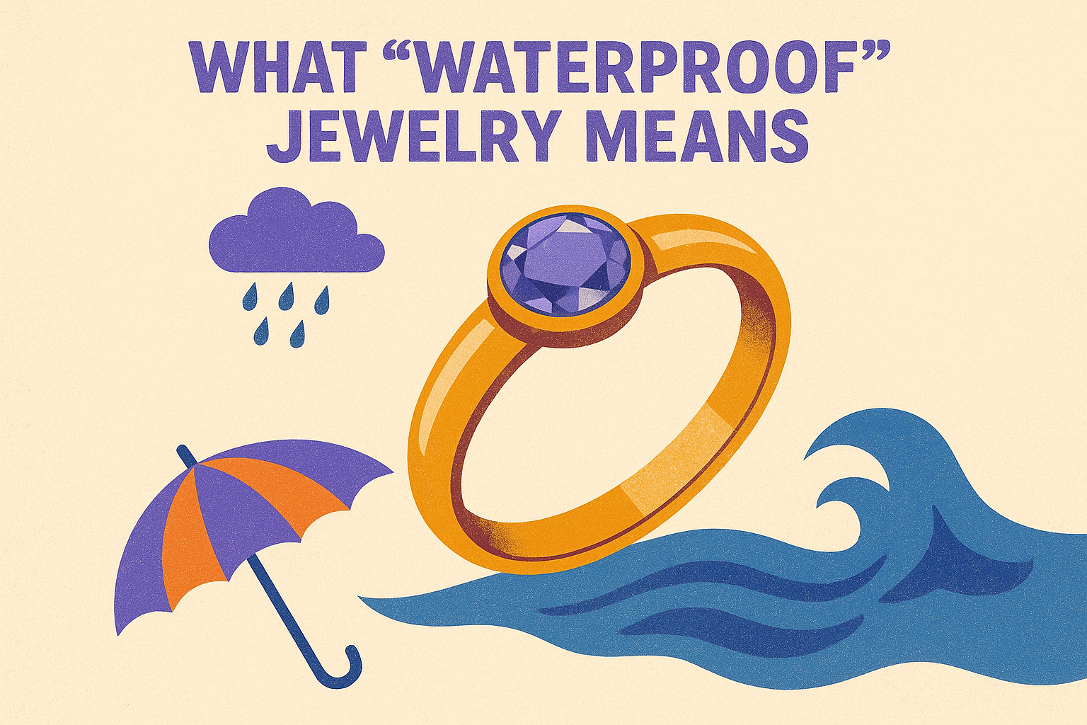 What "waterproof" jewelry means