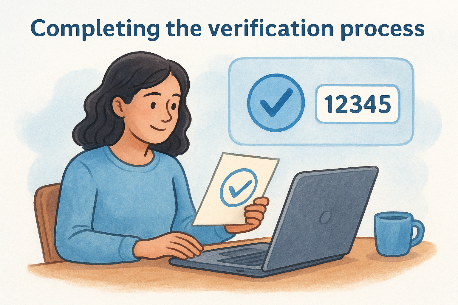 Completing the verification process