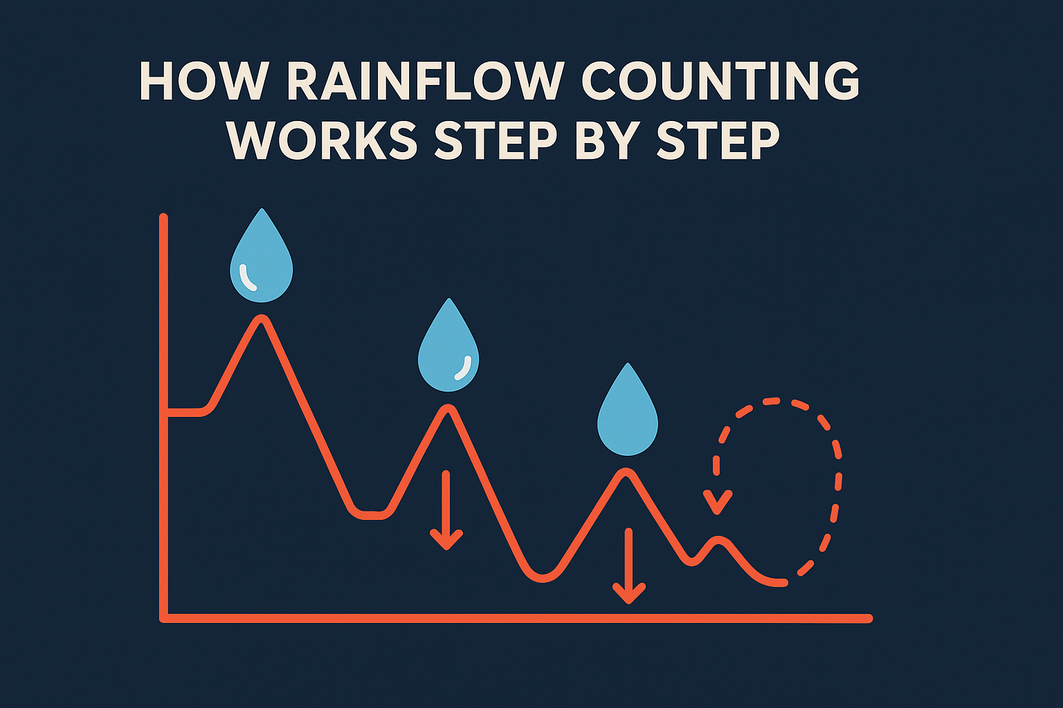 How rainflow counting works step by step