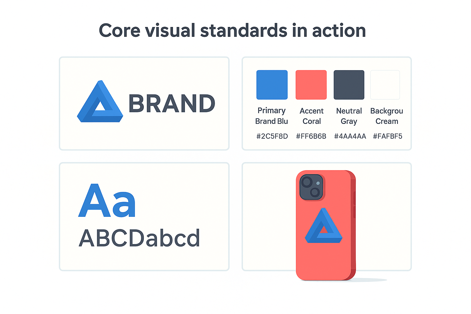 Core visual standards in action