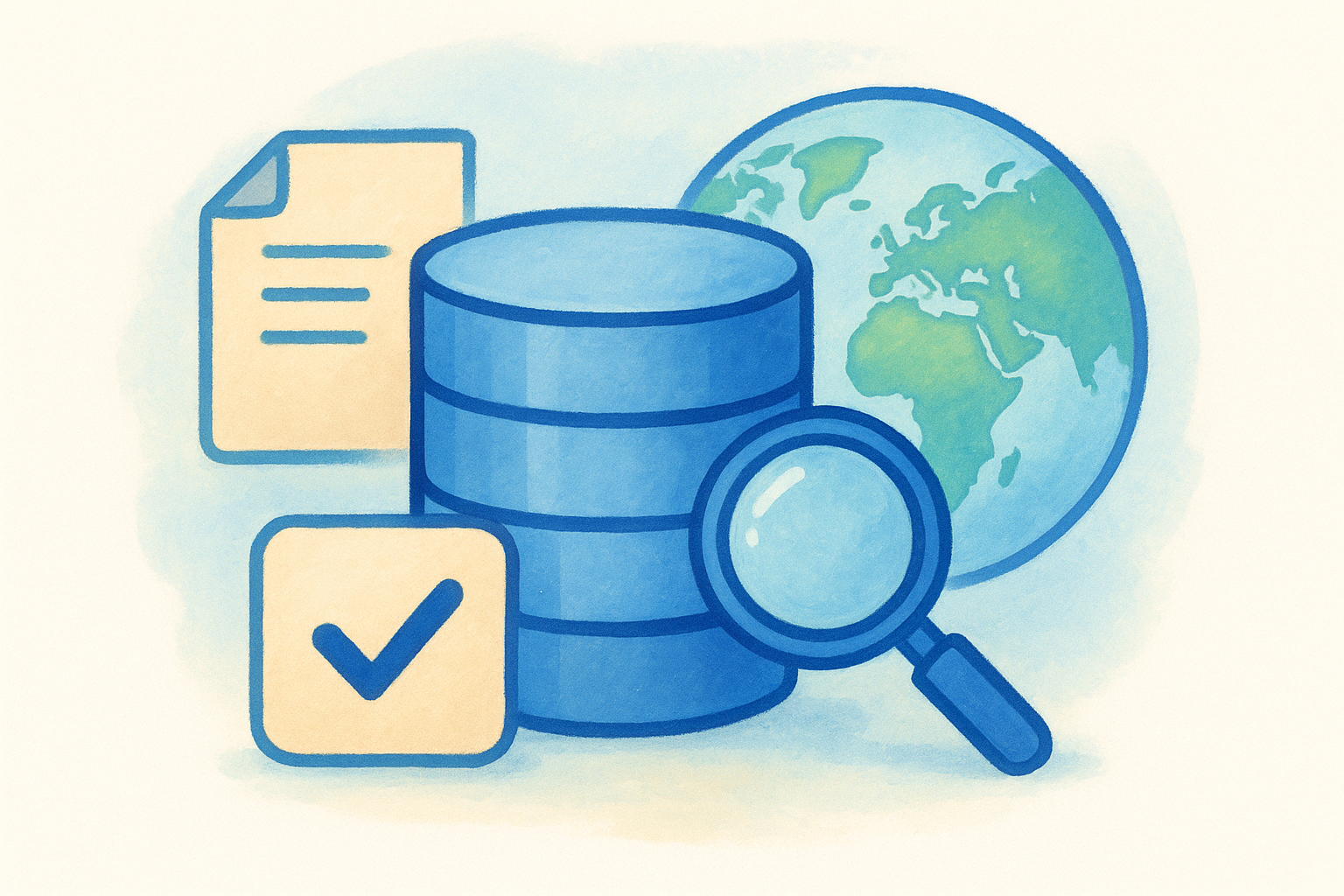 Global database sources and coverage