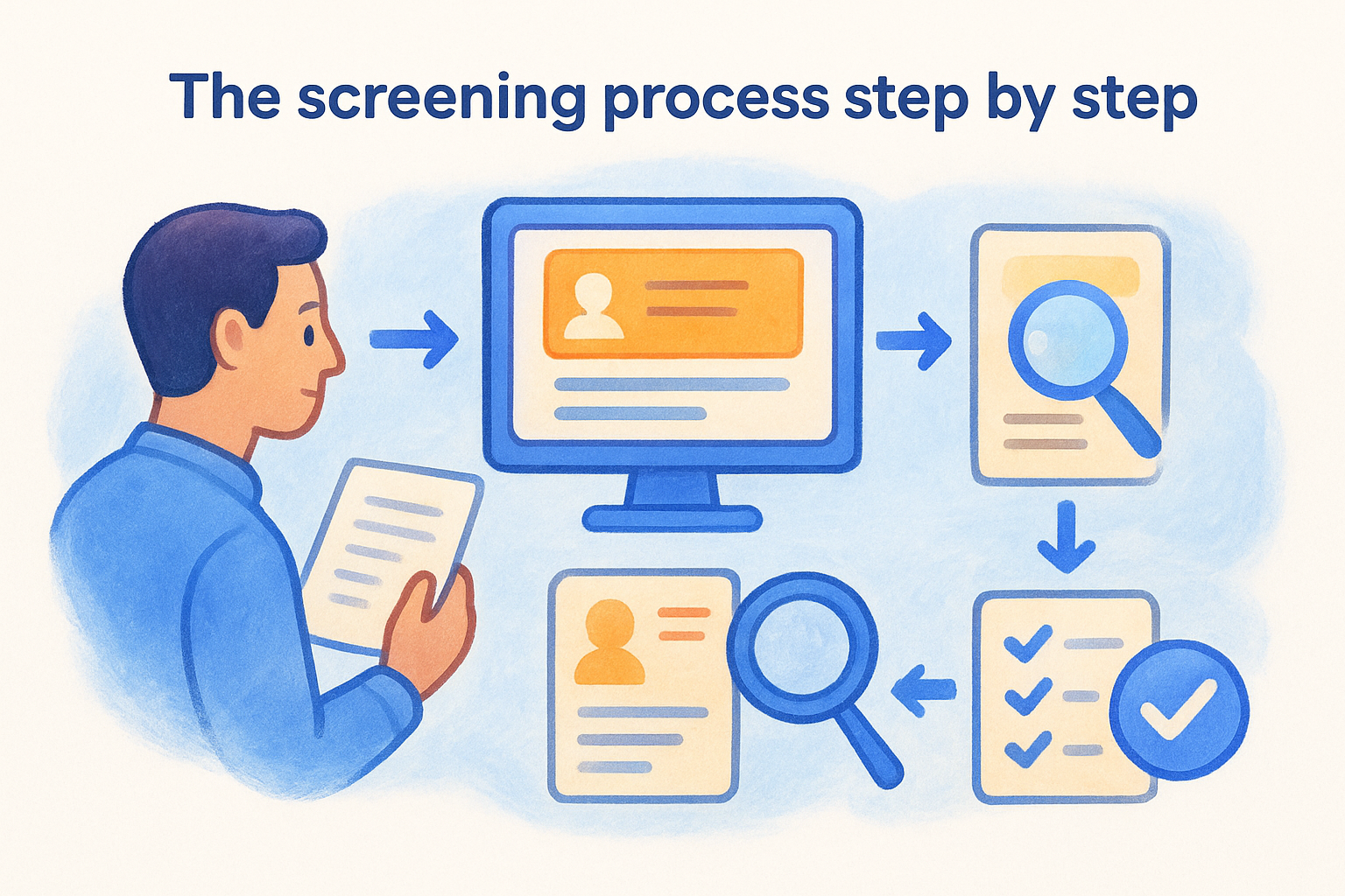 The screening process step by step
