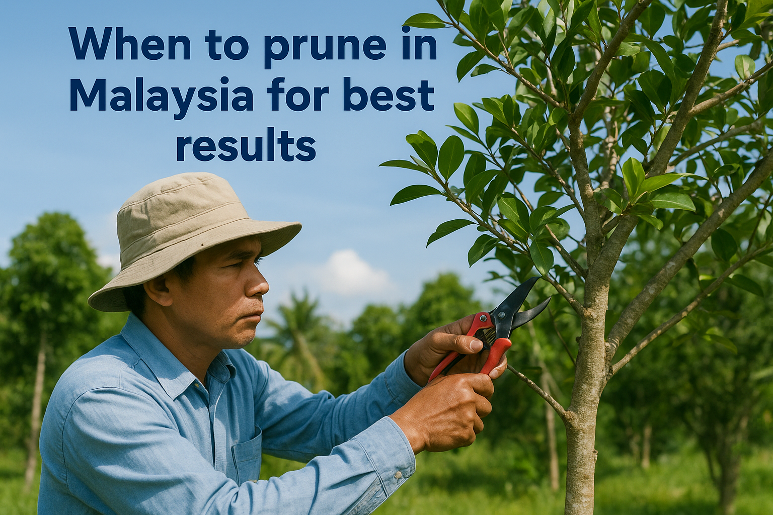 When to prune in Malaysia for best results