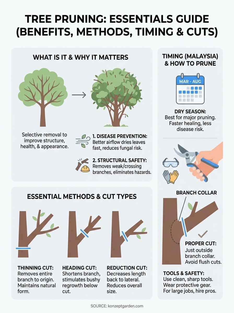 what is tree pruning infographic