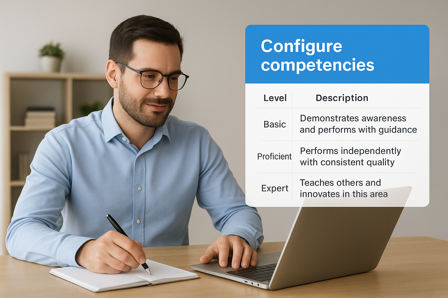 Step 2. Configure competencies and proficiency levels