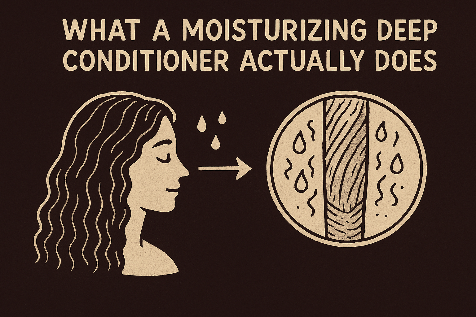 What a moisturizing deep conditioner actually does
