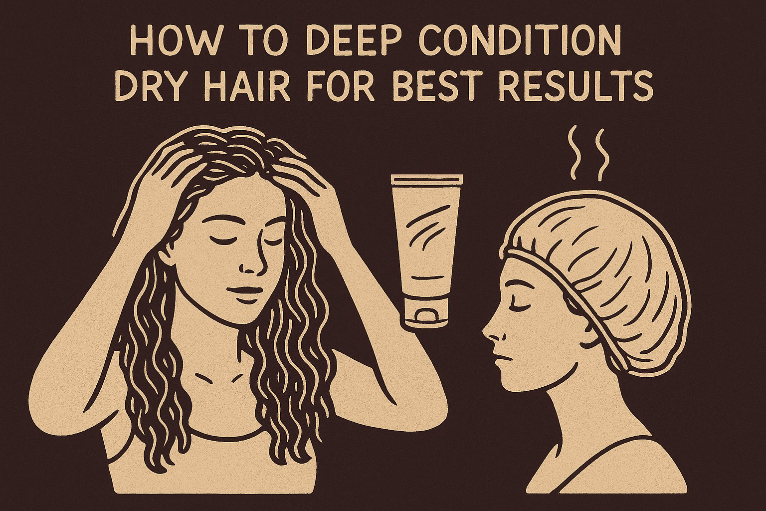 How to deep condition dry hair for best results