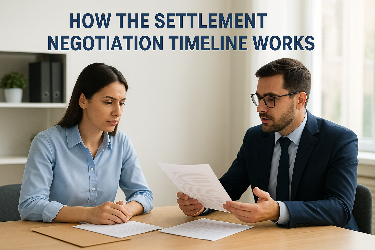 How the settlement negotiation timeline works