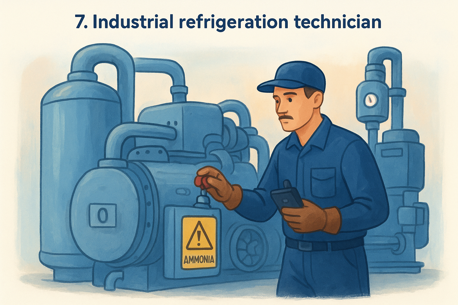 7. Industrial refrigeration technician