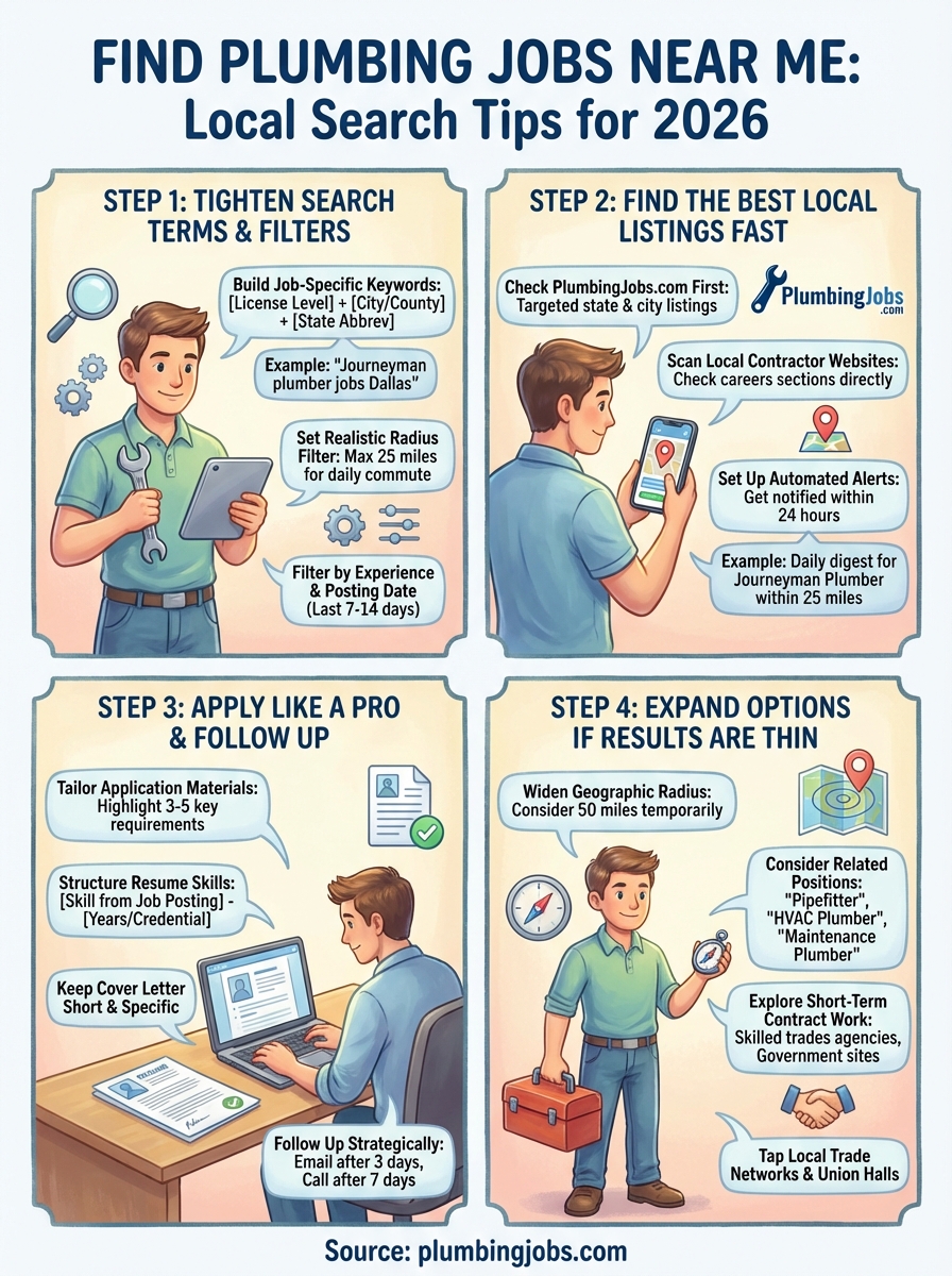 find plumbing jobs near me infographic