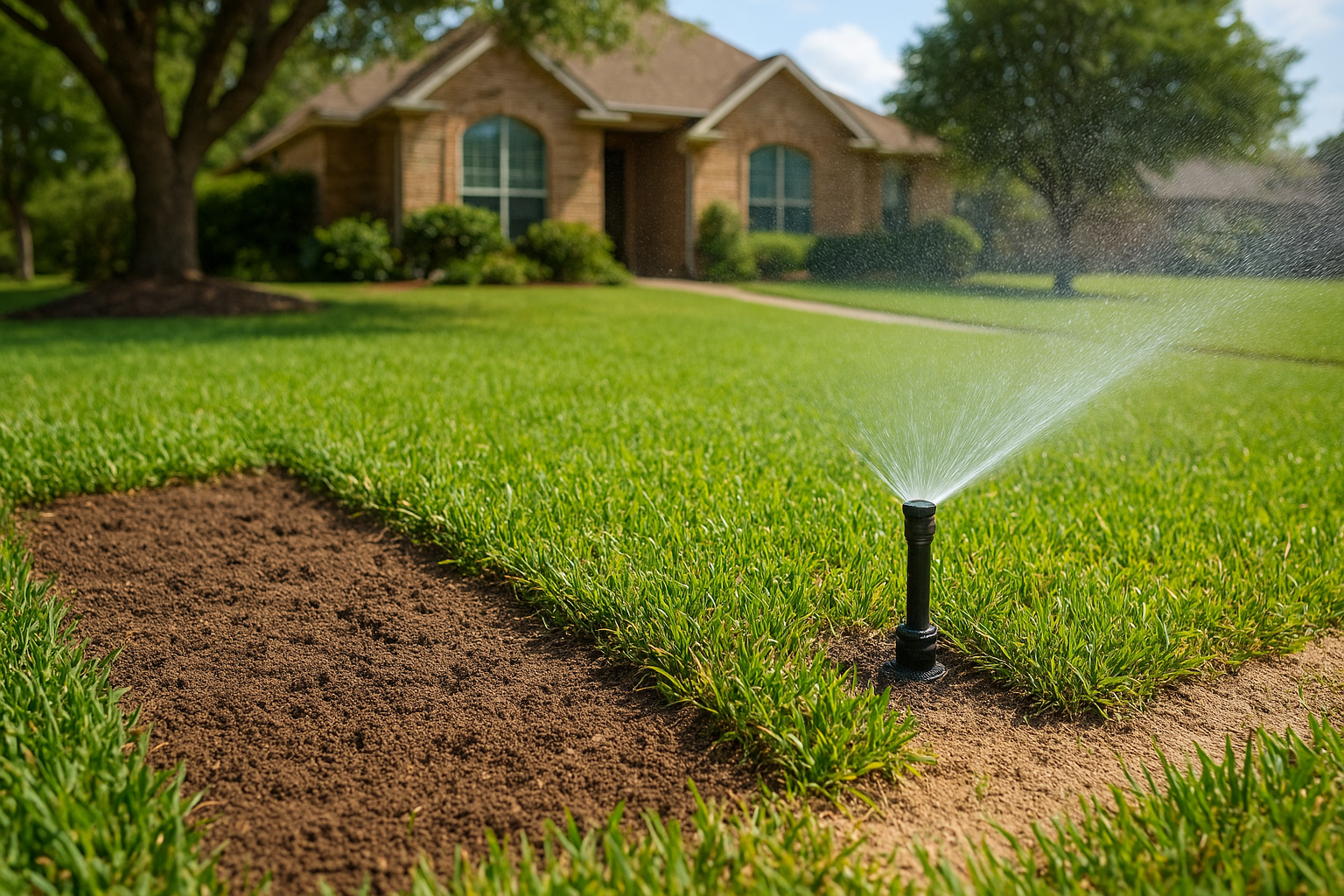 Adjust for Dallas clay versus sandy areas