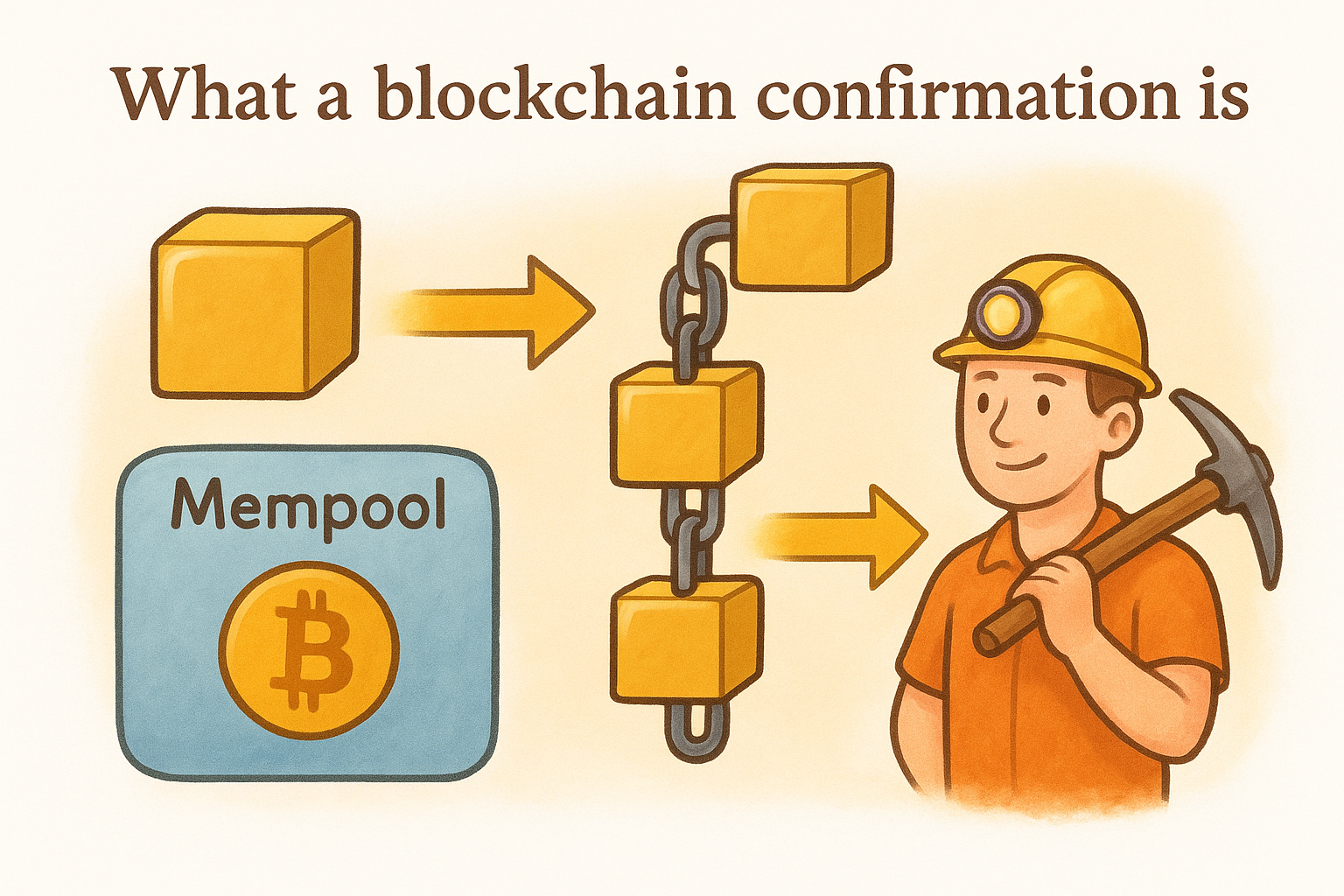 What a blockchain confirmation is
