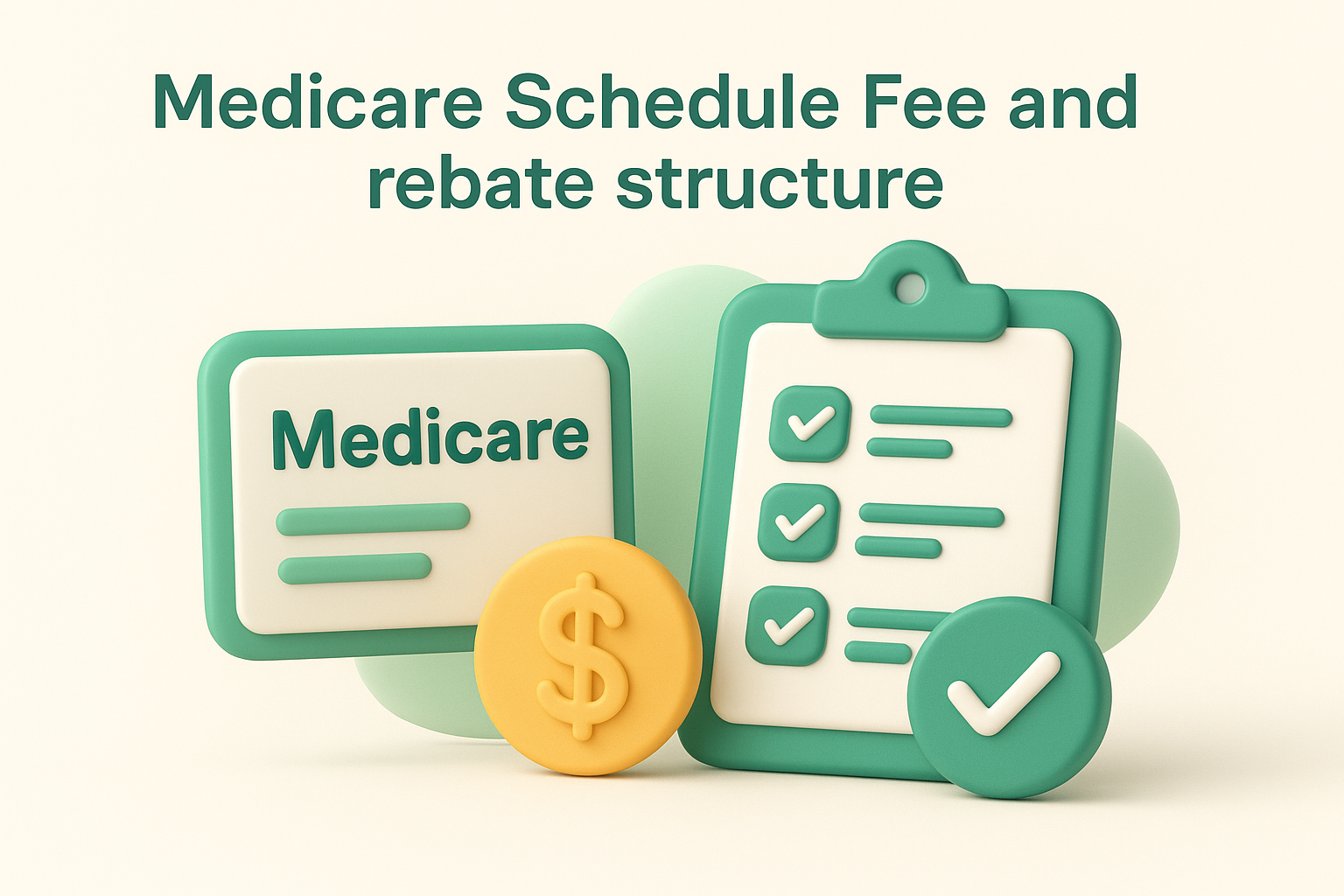 Medicare Schedule Fee and rebate structure