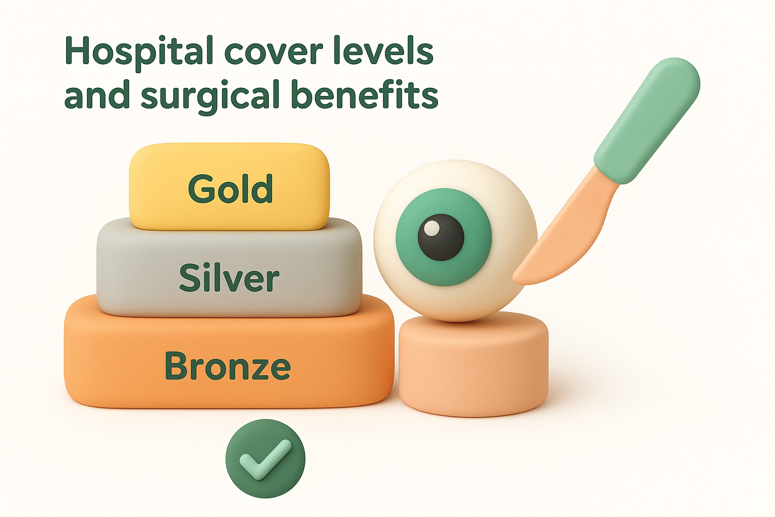 Hospital cover levels and surgical benefits