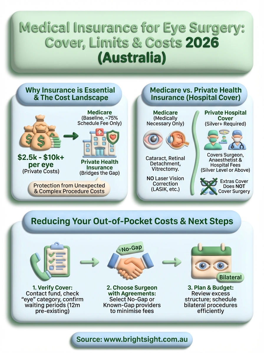 medical insurance for eye surgery infographic