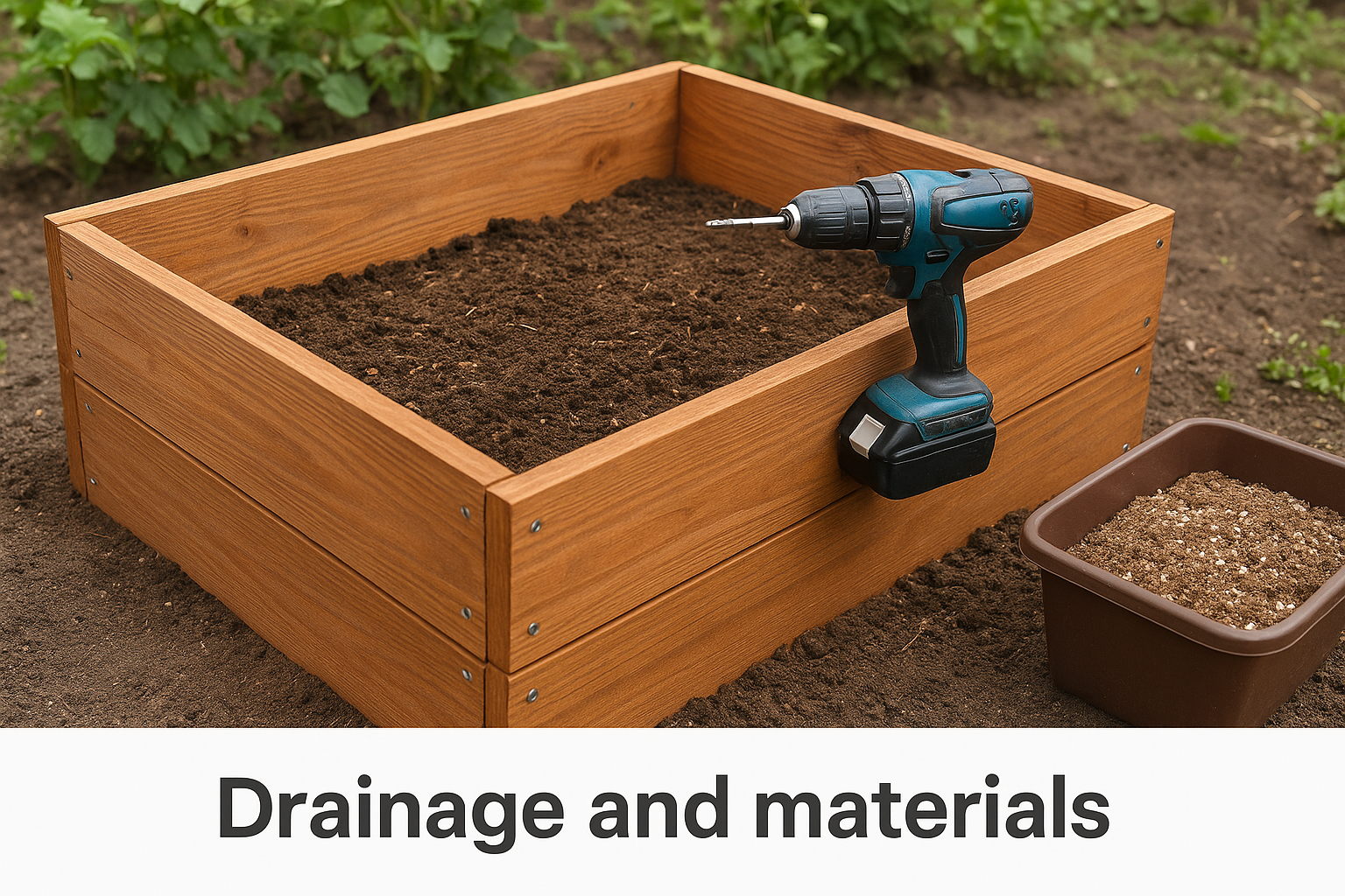 Drainage and materials