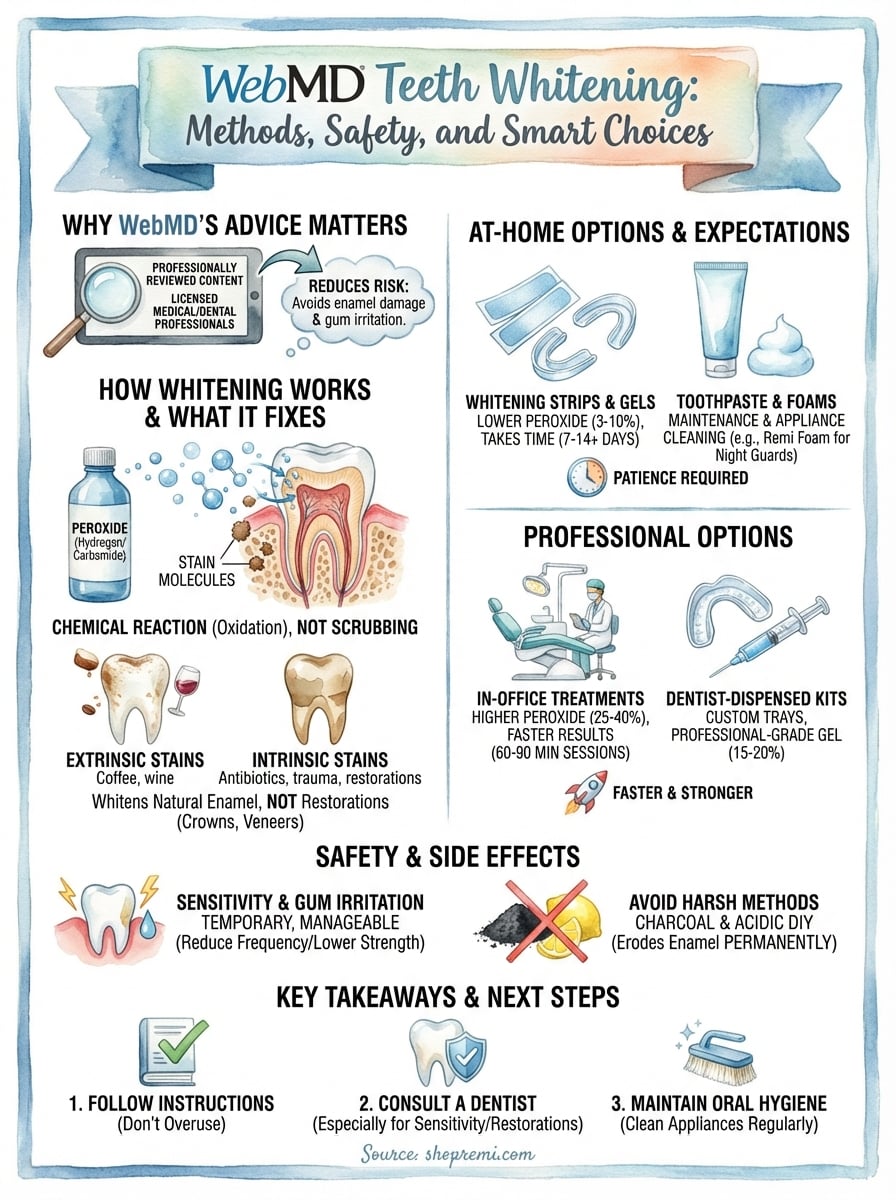 webmd teeth whitening infographic