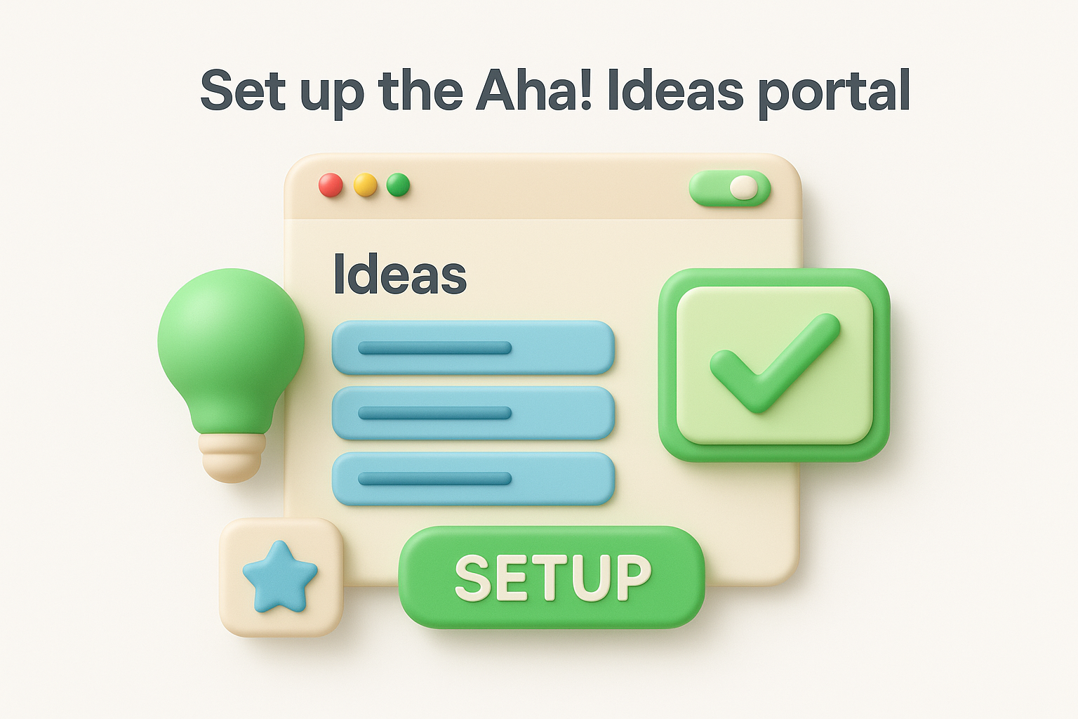 Set up the Aha! Ideas portal