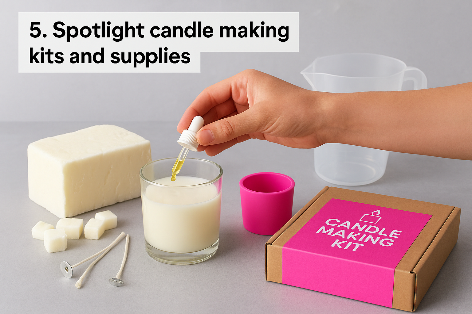 5. Spotlight candle making kits and supplies