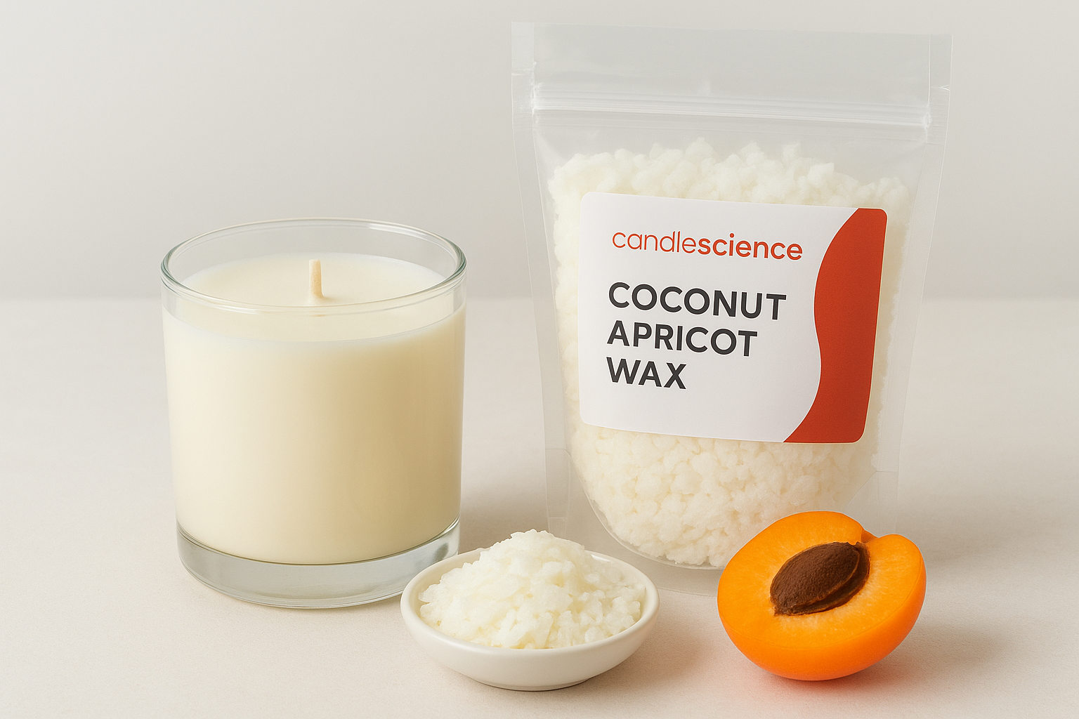 1. CandleScience Coconut Apricot Wax