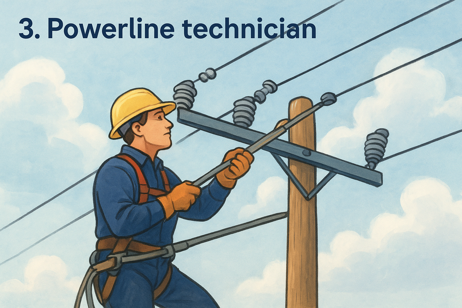 3. Powerline technician