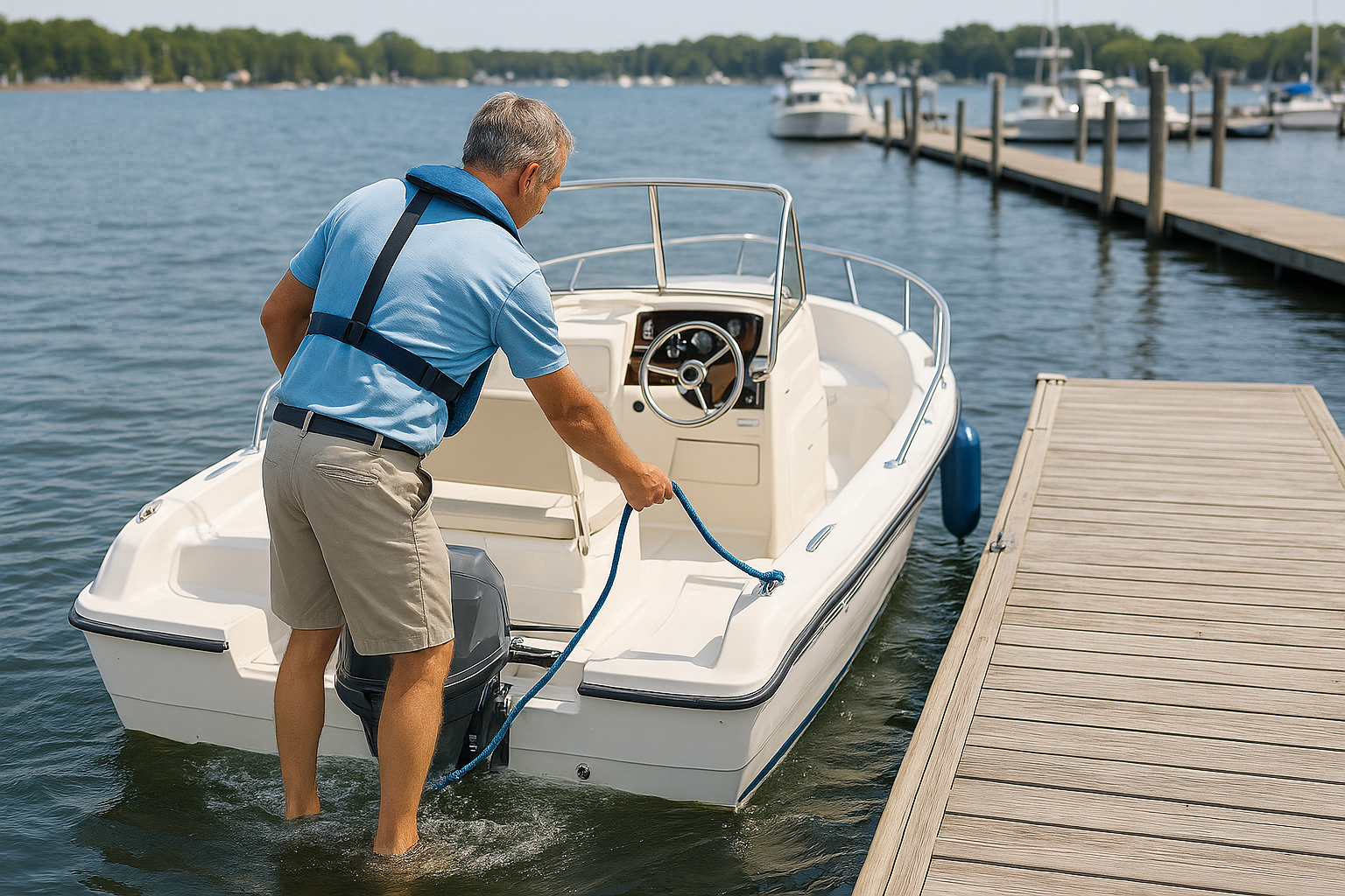 4. Reverse-in slip docking with short bursts