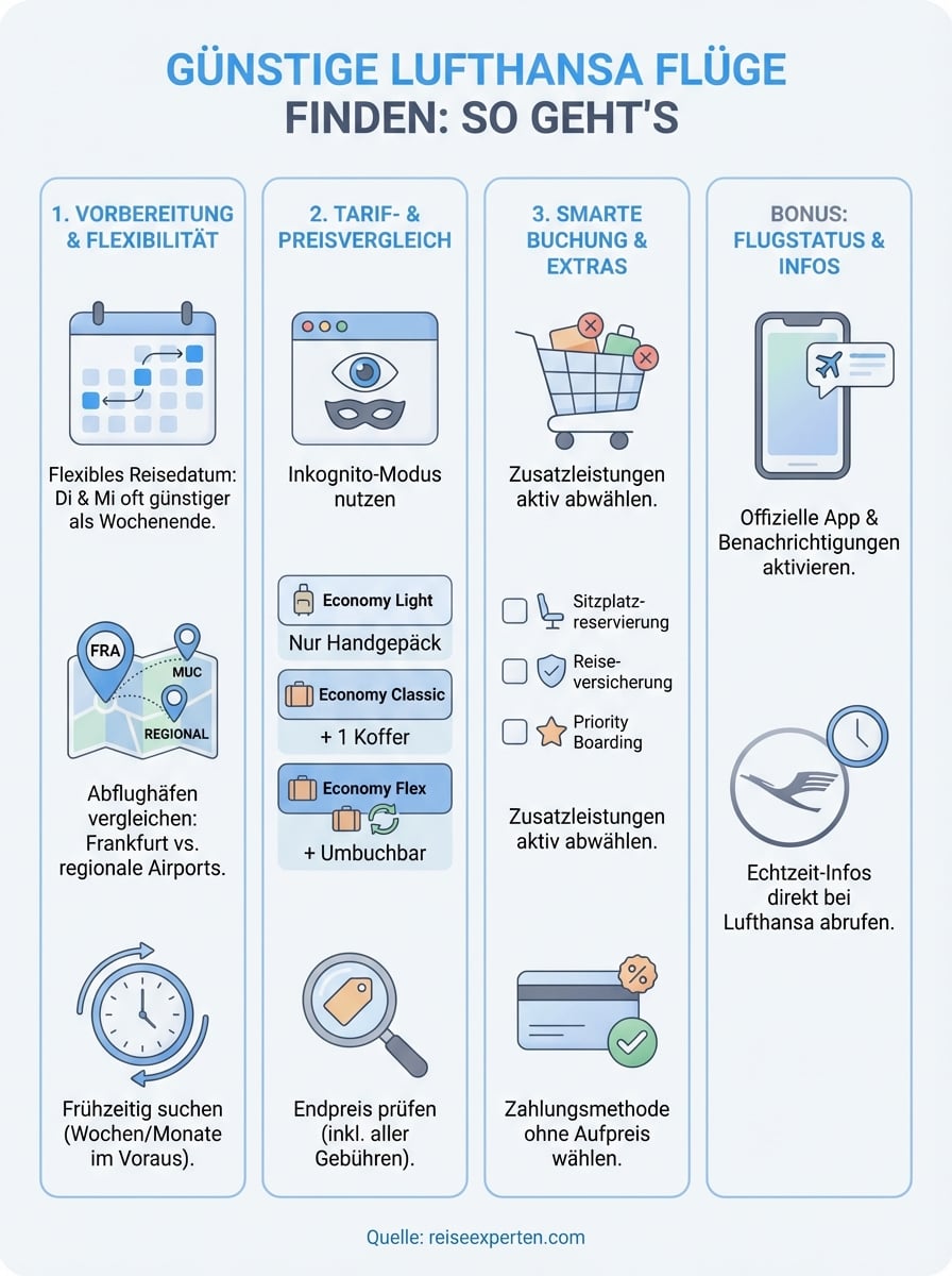 lufthansa flüge infographic