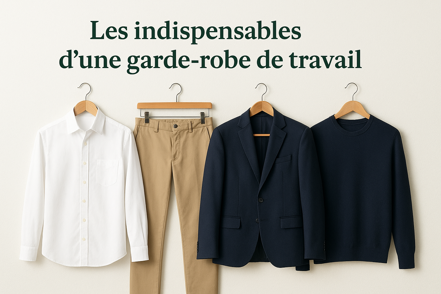 Les indispensables d'une garde-robe de travail