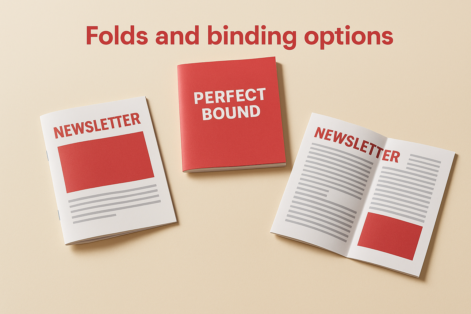 Folds and binding options