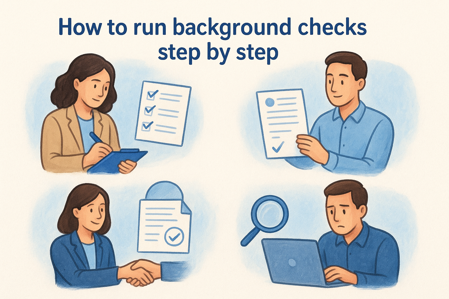 How to run background checks step by step