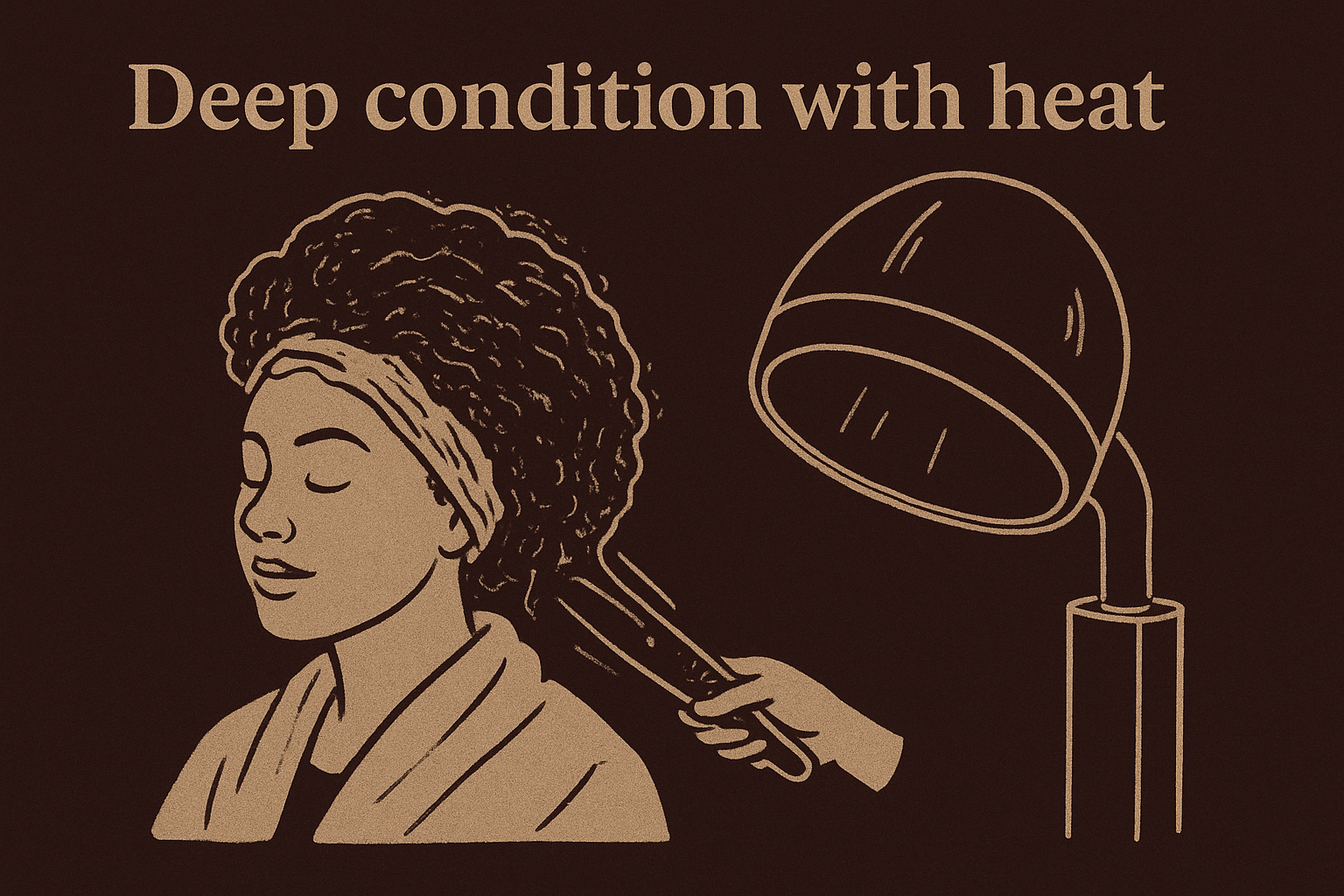 Deep condition with heat