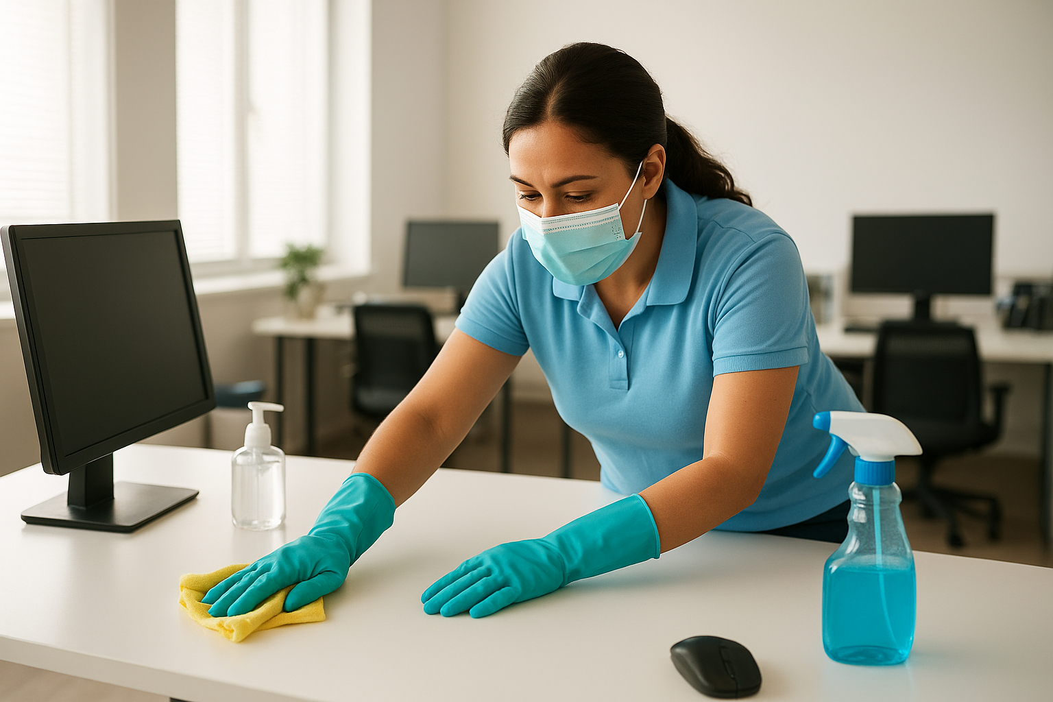 What office cleaning means in plain English
