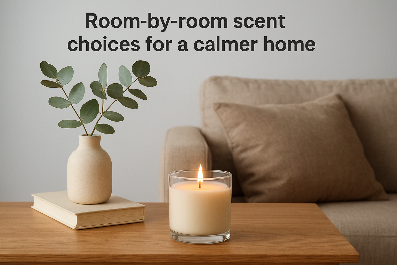 Room-by-room scent choices for a calmer home