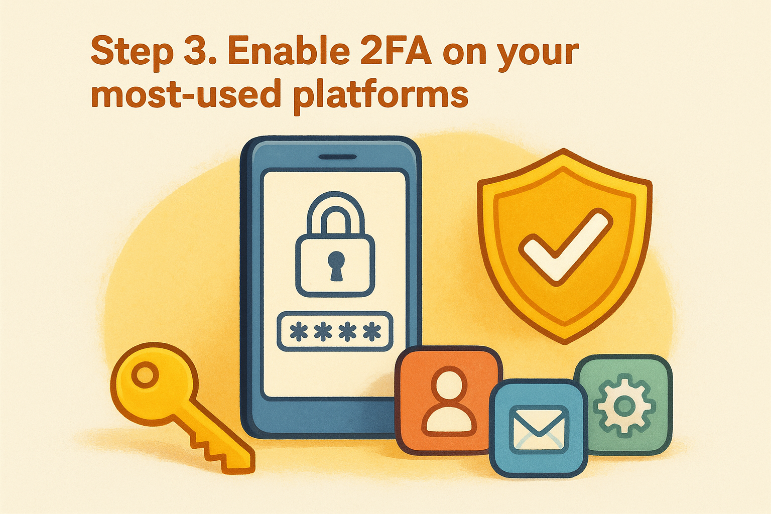 Step 3. Enable 2FA on your most-used platforms