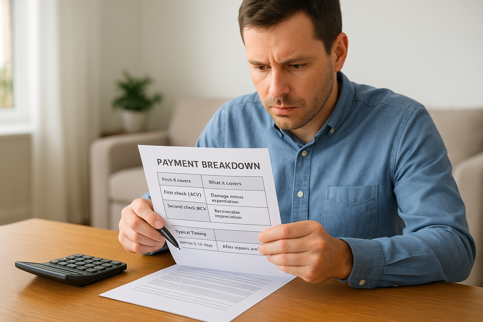 Understanding your payment breakdown