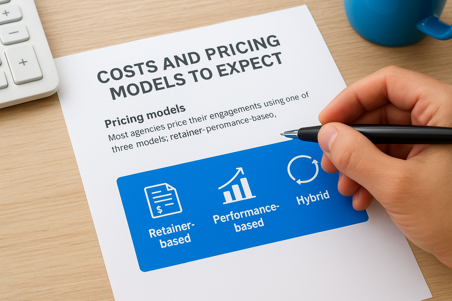 Costs and pricing models to expect