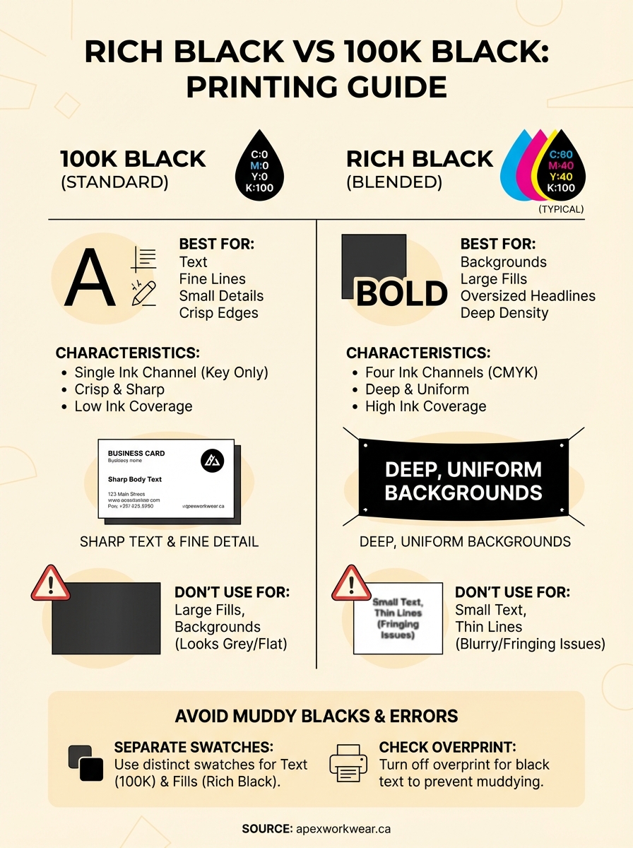 rich black vs 100k infographic