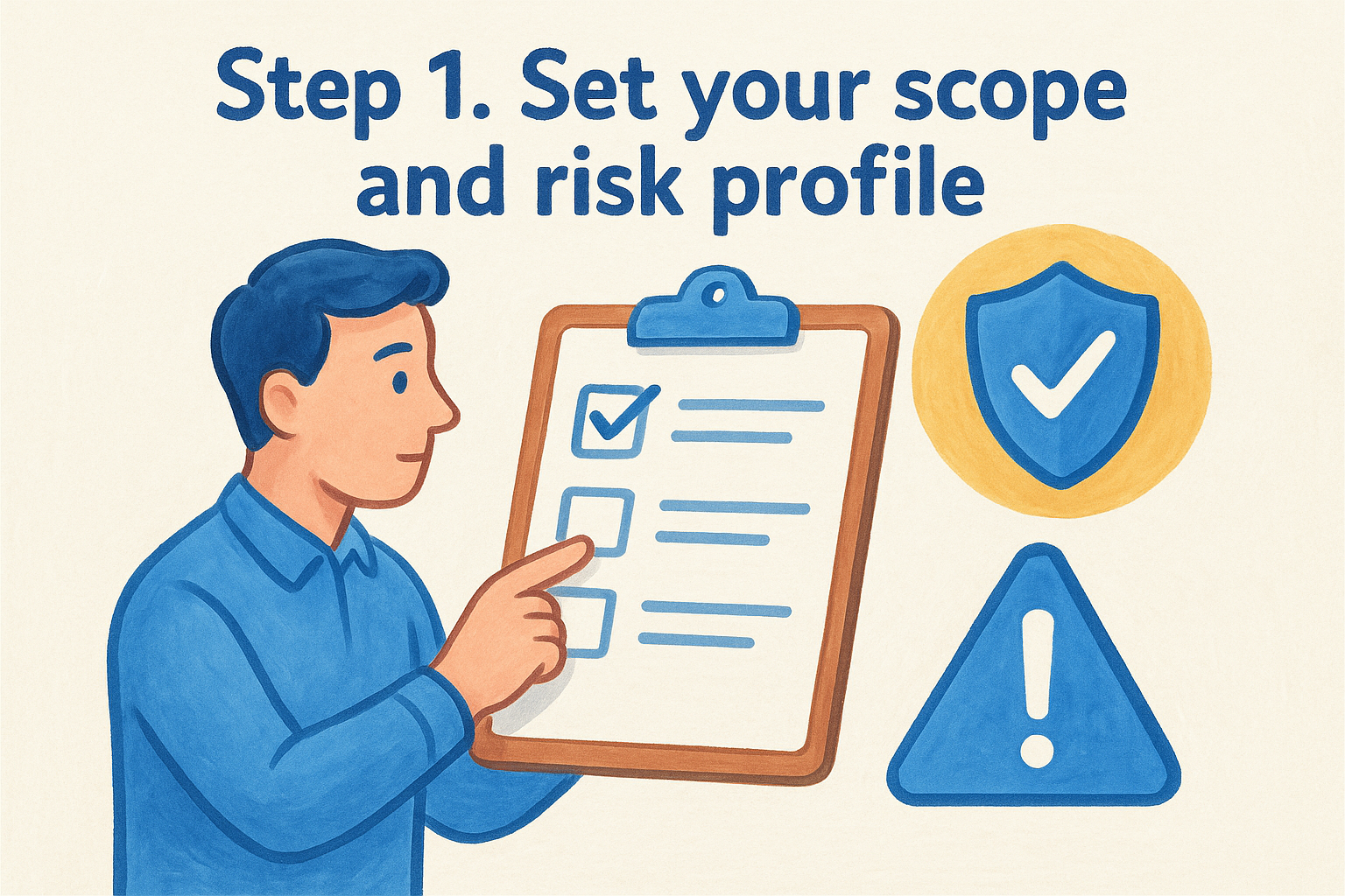 Step 1. Set your scope and risk profile