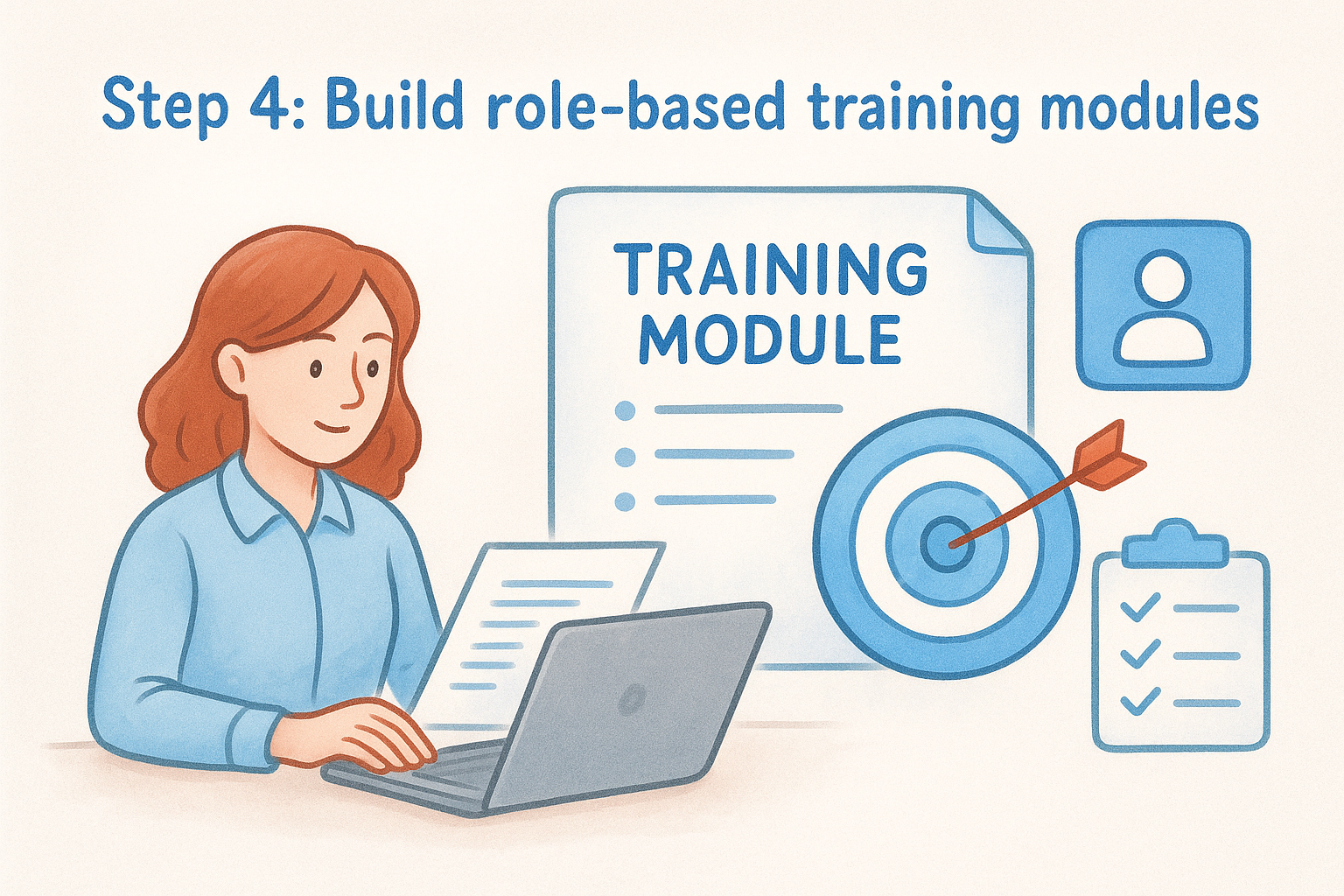 Step 4. Build role-based training modules