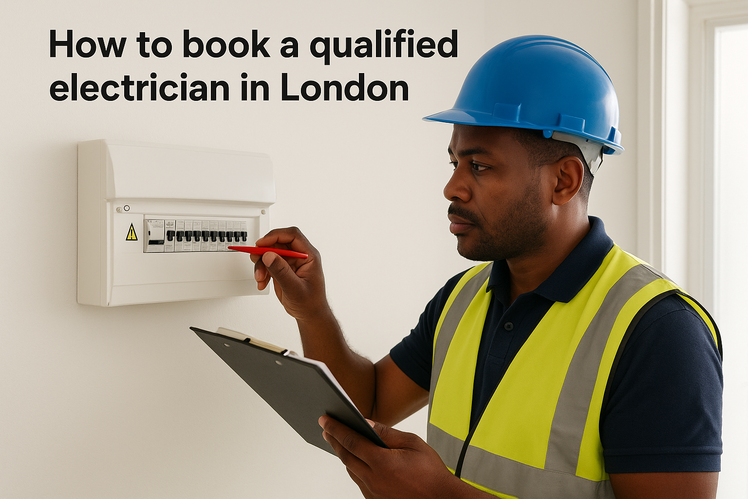 How to book a qualified electrician in London
