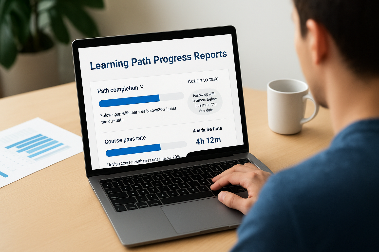 Pull learning path progress reports