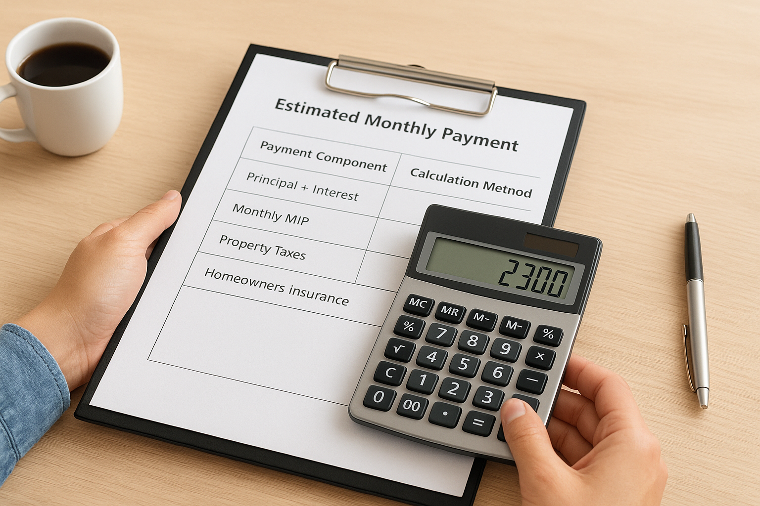 Break down your estimated monthly payment