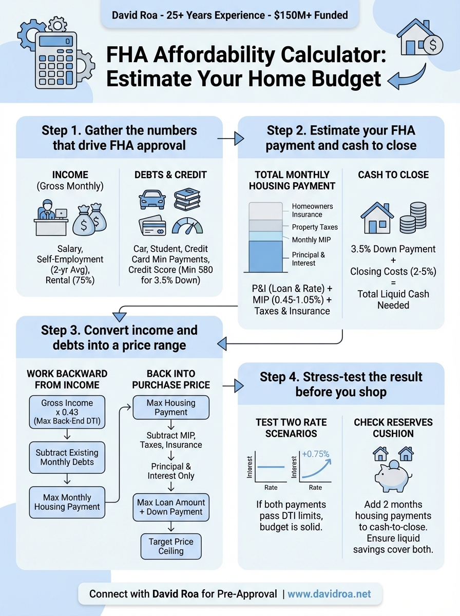 fha affordability calculator infographic