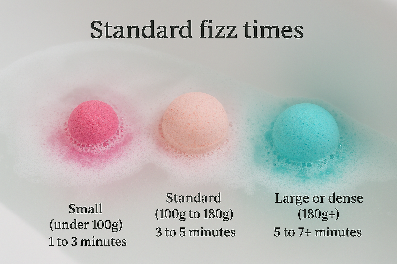 Standard fizz times
