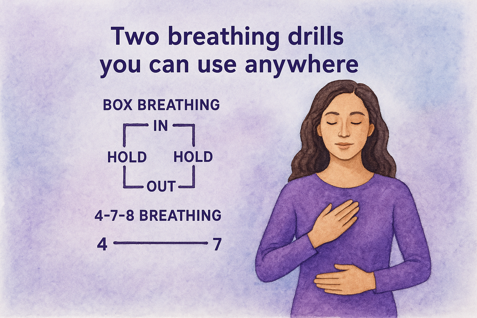 Two breathing drills you can use anywhere