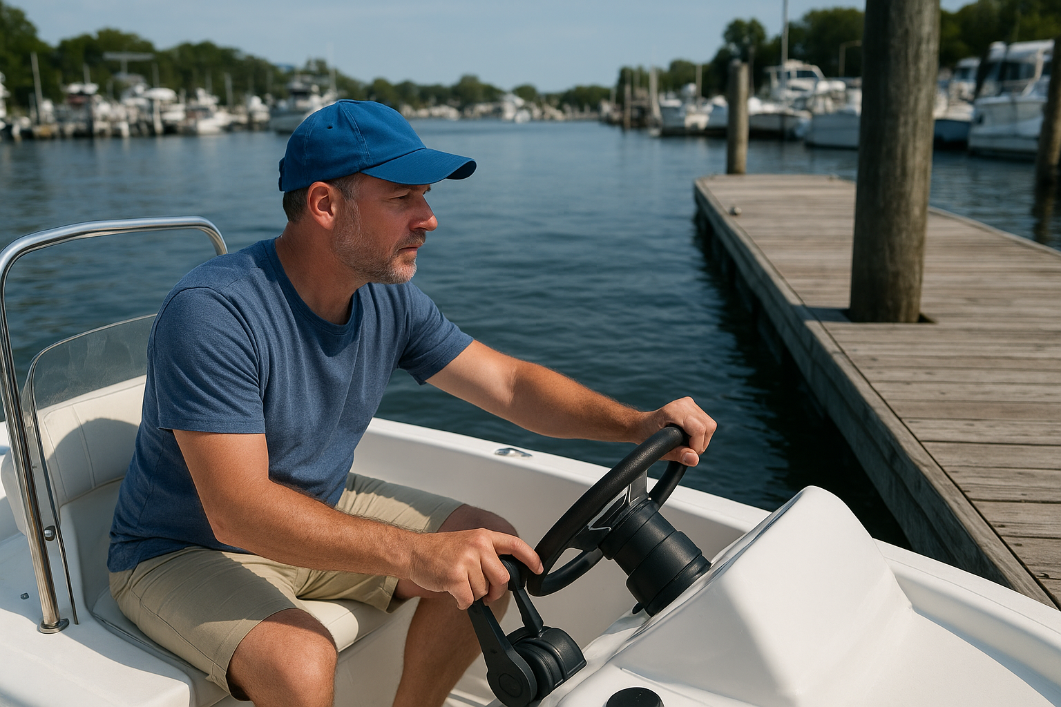 Throttle and steering: what actually moves the boat