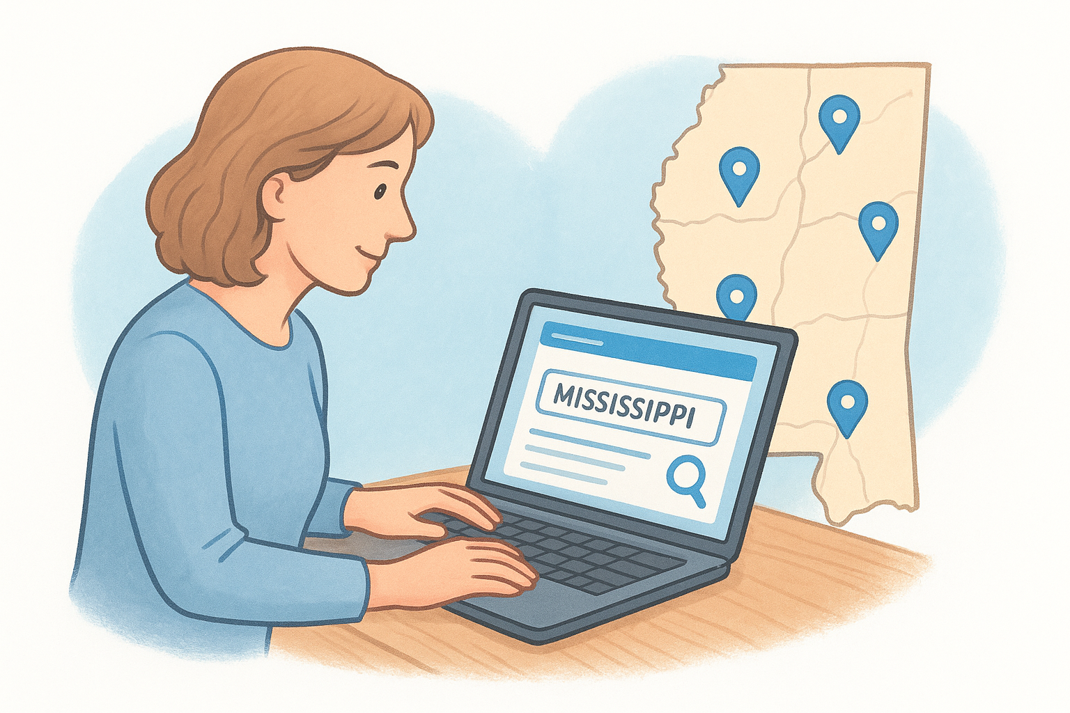 How to search and filter providers in Mississippi