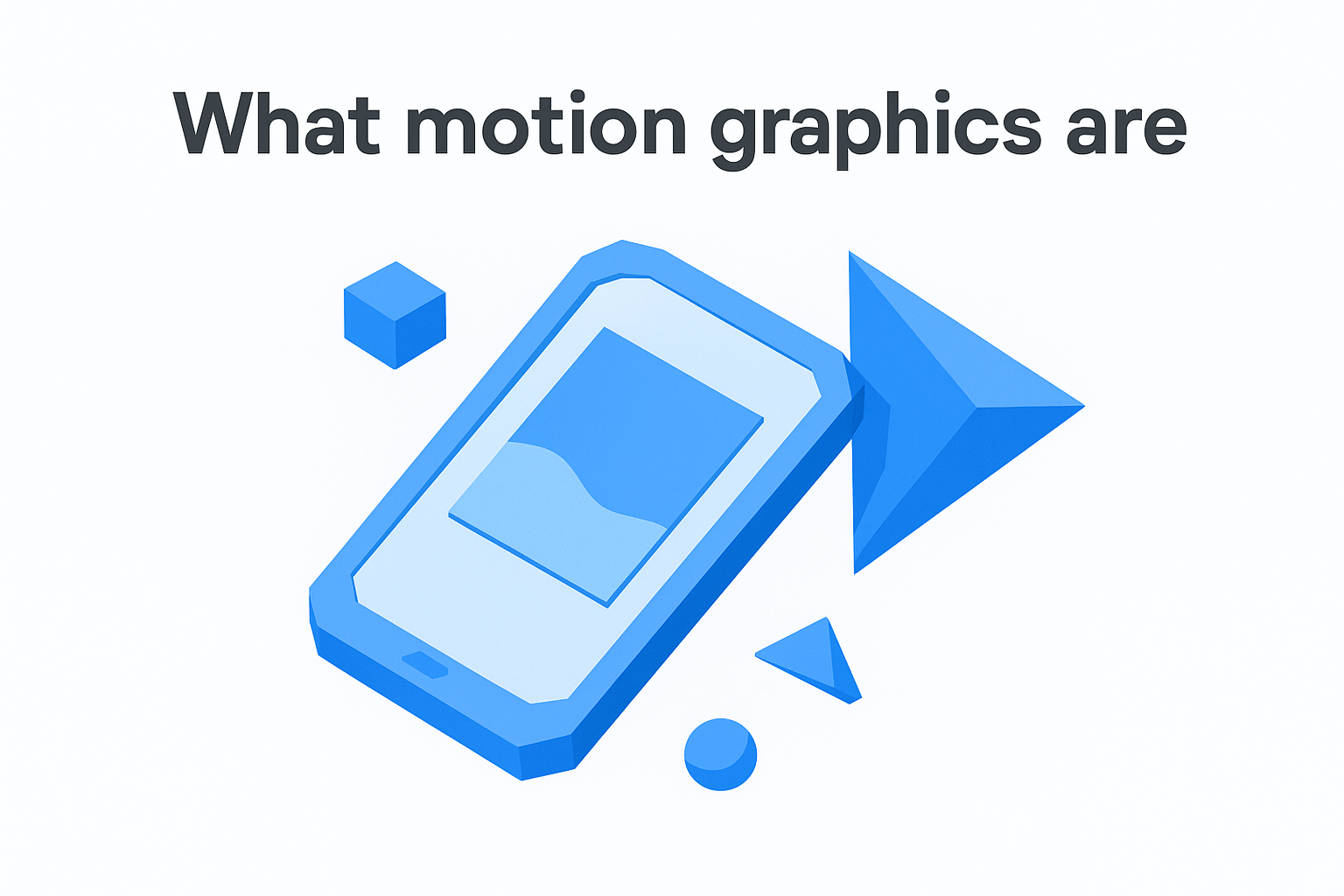 What motion graphics are